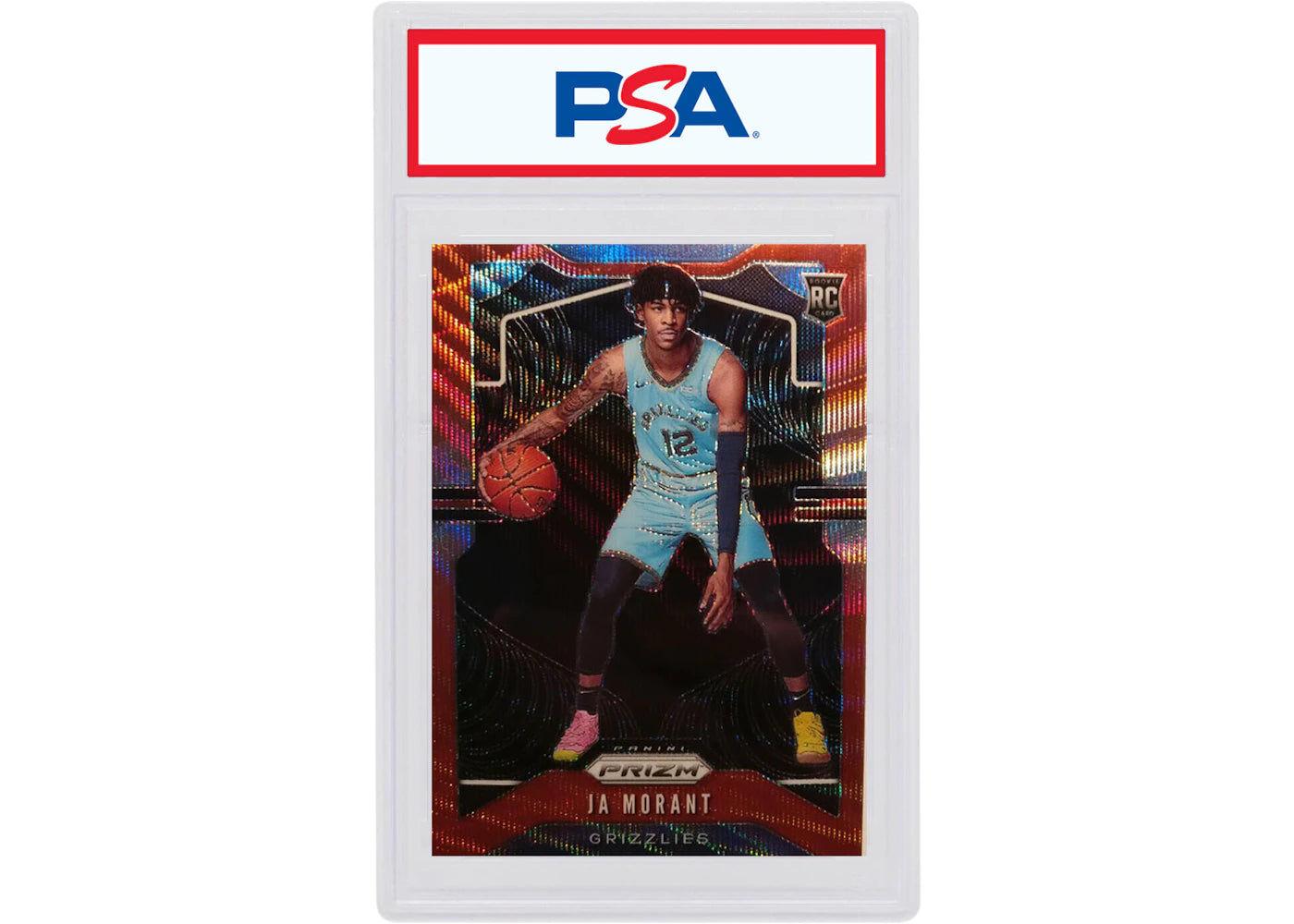 Ja Morant 2019 Panini Prizm Rookie Ruby Wave #249 (PSA or BGS Graded)