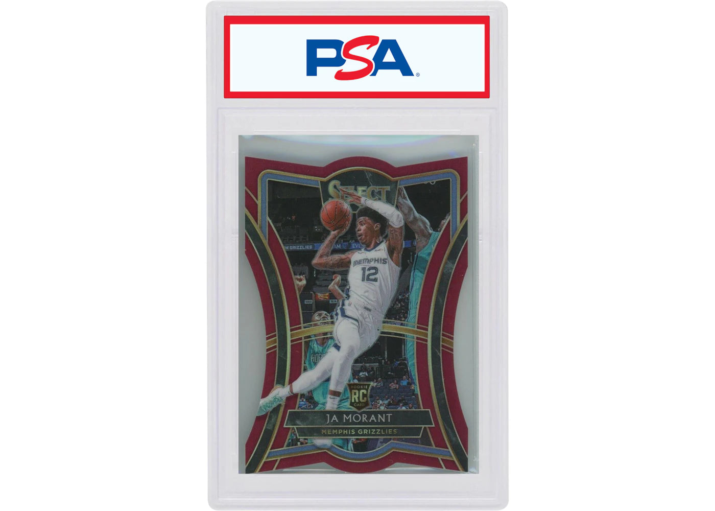 Ja Morant 2019 Panini Select Rookie Maroon Die Cut /175 #120 (PSA or BGS Graded)