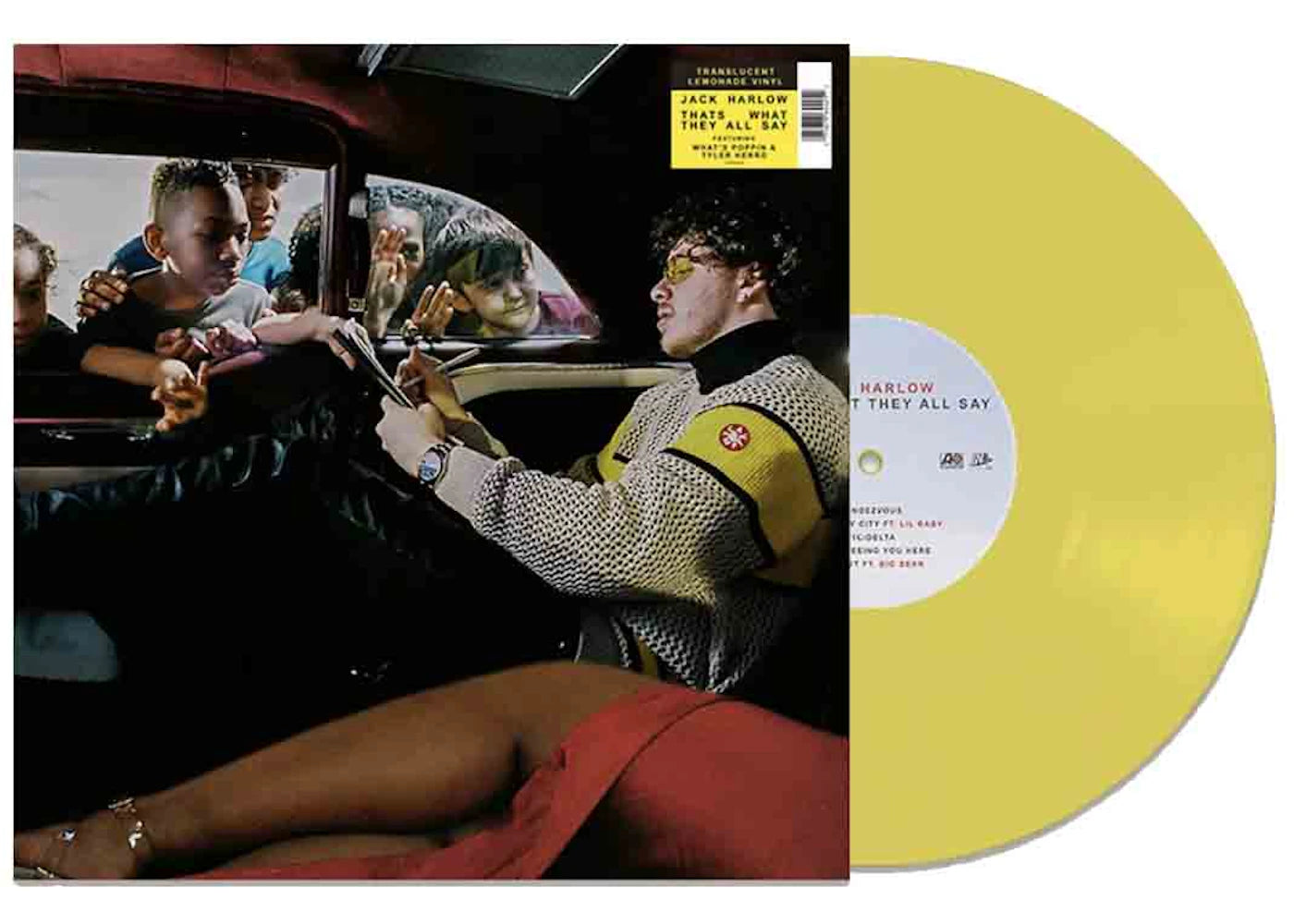 Jack Harlow That's What They All Say Urban Outfitters Exclusive LP Vinyl Lemonade Yellow