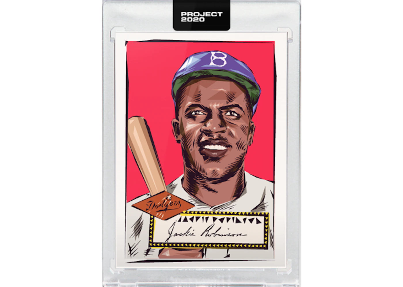 Jackie Robinson 1952 Topps Project 2020 Naturel  /1302 #3