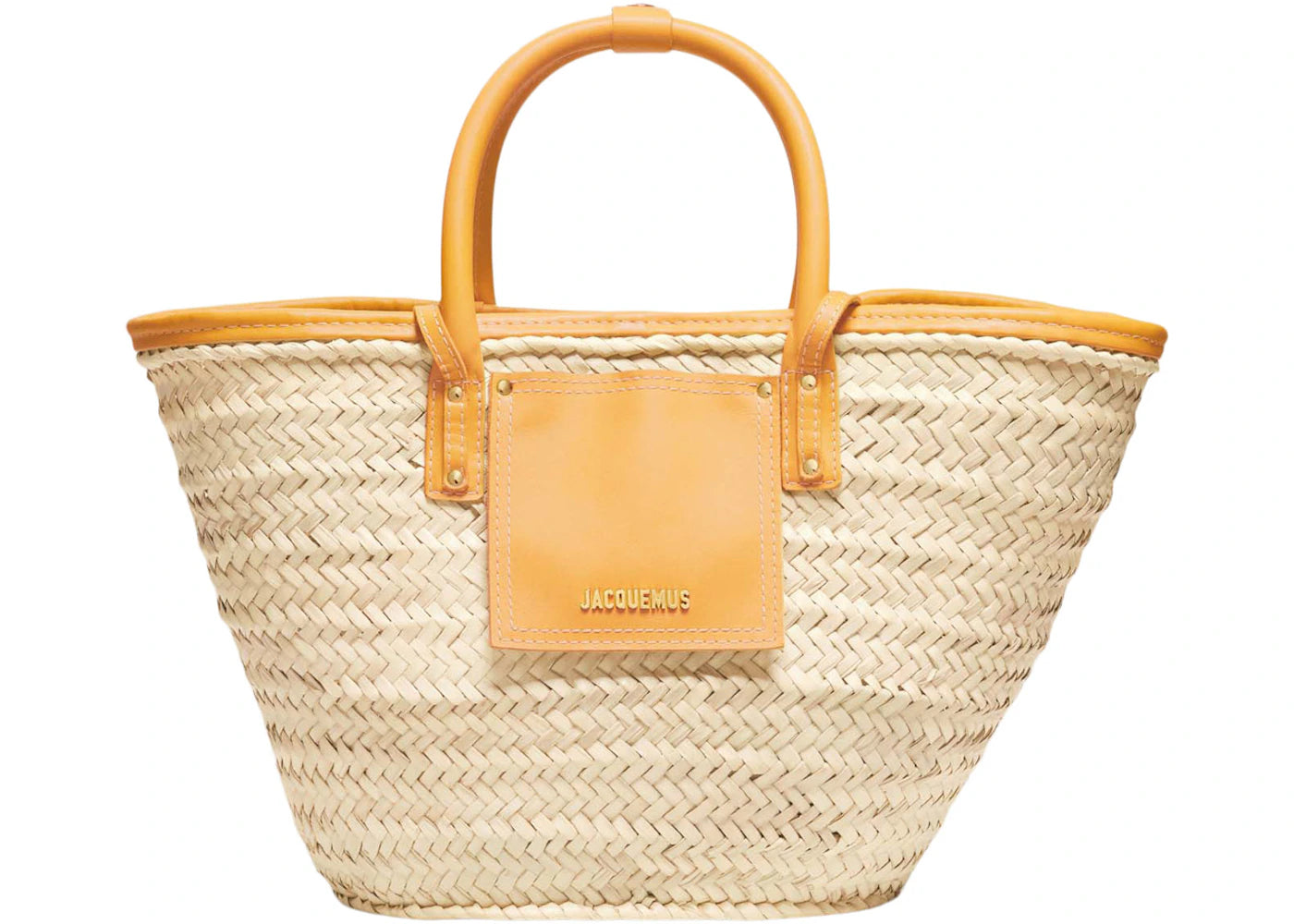 Jacquemus Basket Bag Le Panier Soli Dark Yellow