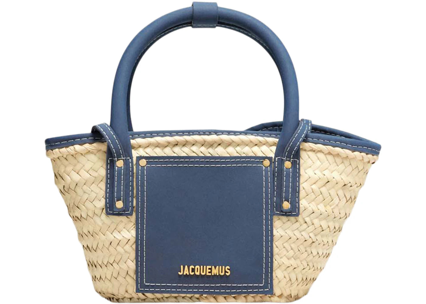 Jacquemus Basket Bag Le Petit Panier Soli Dark Navy