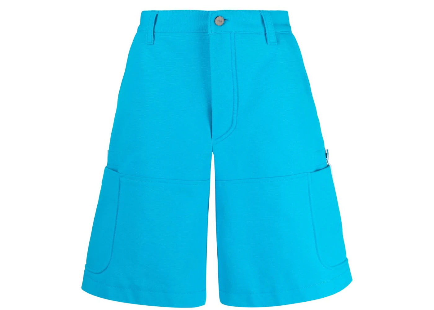 Jacquemus Cotton Cargo Shorts Blue