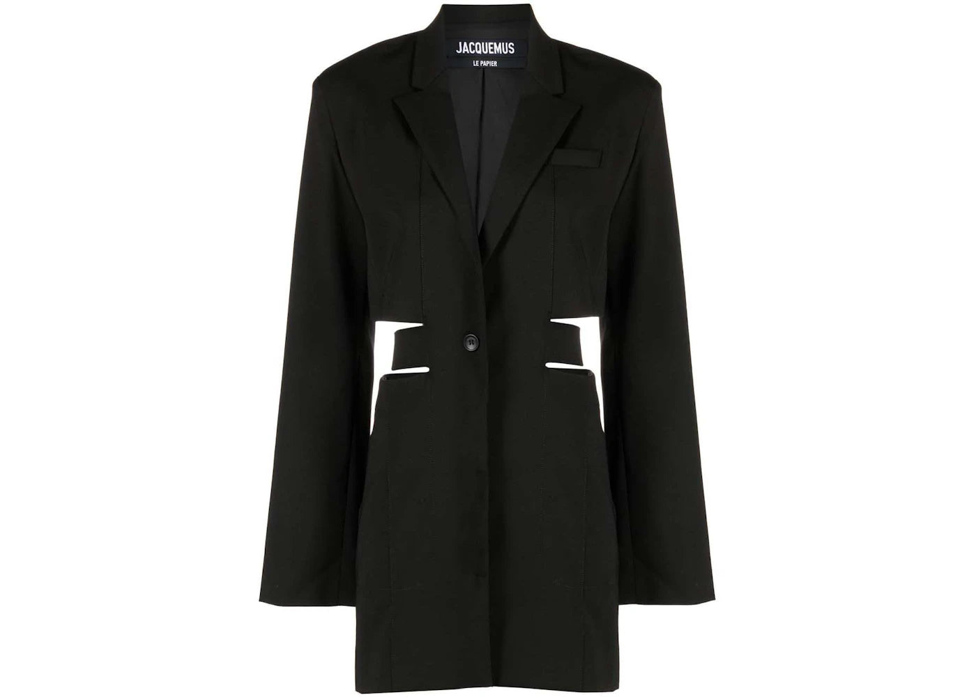 Jacquemus Bari Cut-Out Blazer Dress Black