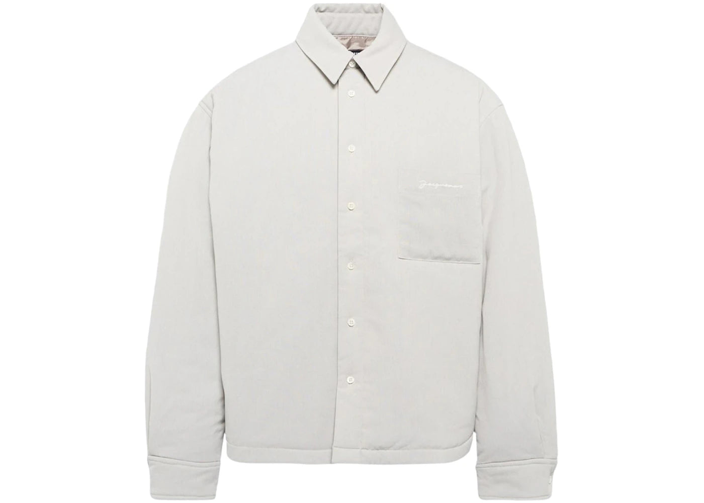 Jacquemus La Chemise Boulanger Jacket Light Grey