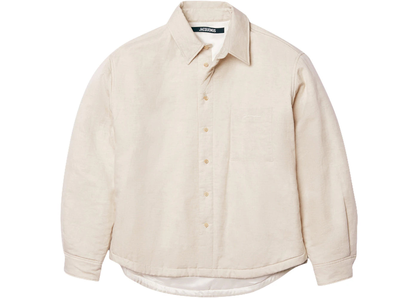 Jacquemus La Chemise Boulanger Puffed Overshirt Light Beige