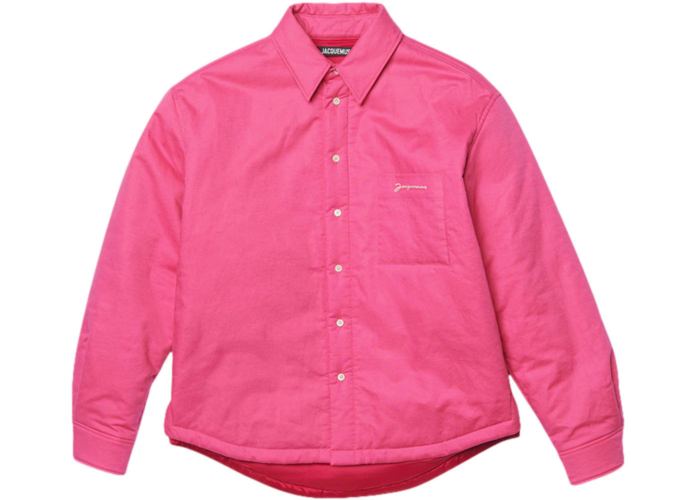 Jacquemus La Chemise Boulanger Puffed Overshirt Pink