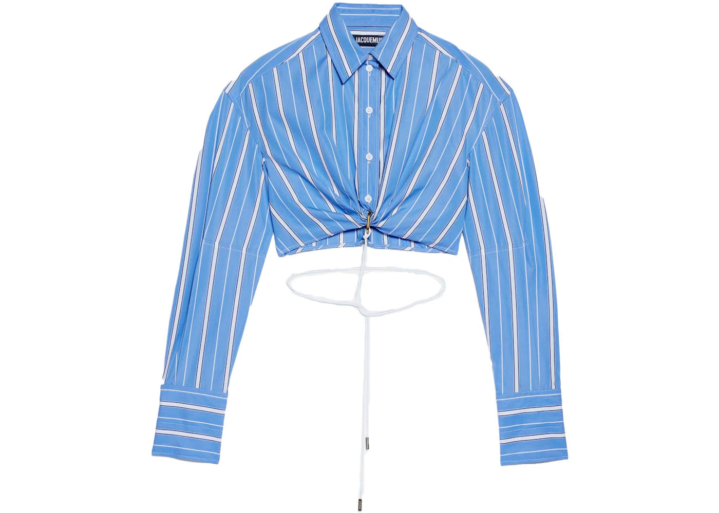 Jacquemus La Chemise Plidao Shirt Blue Stripes