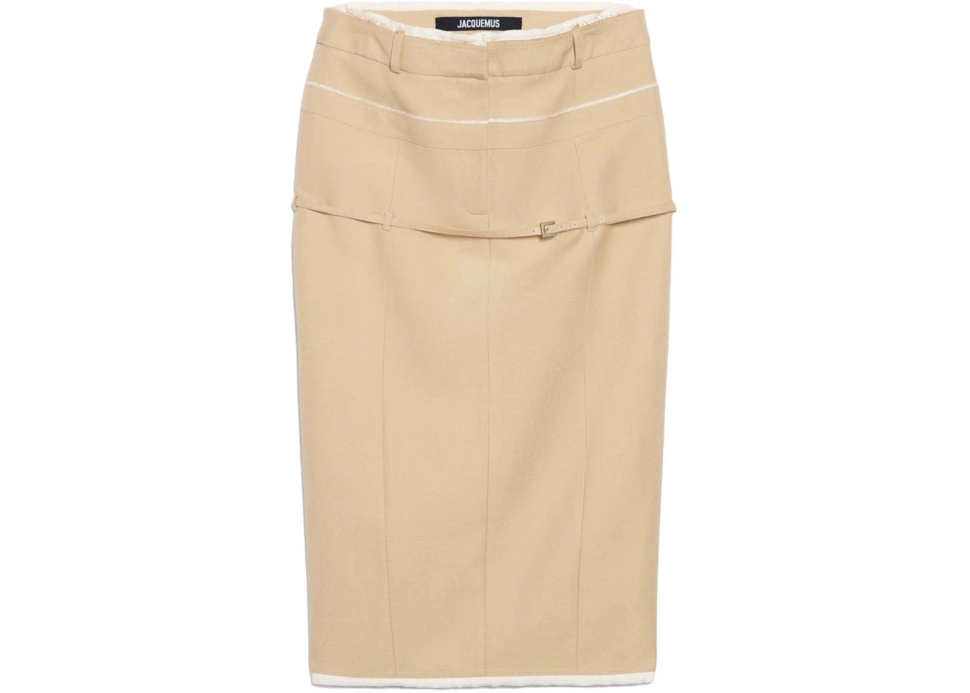 Jacquemus La Jupe Caraco Skirt Beige