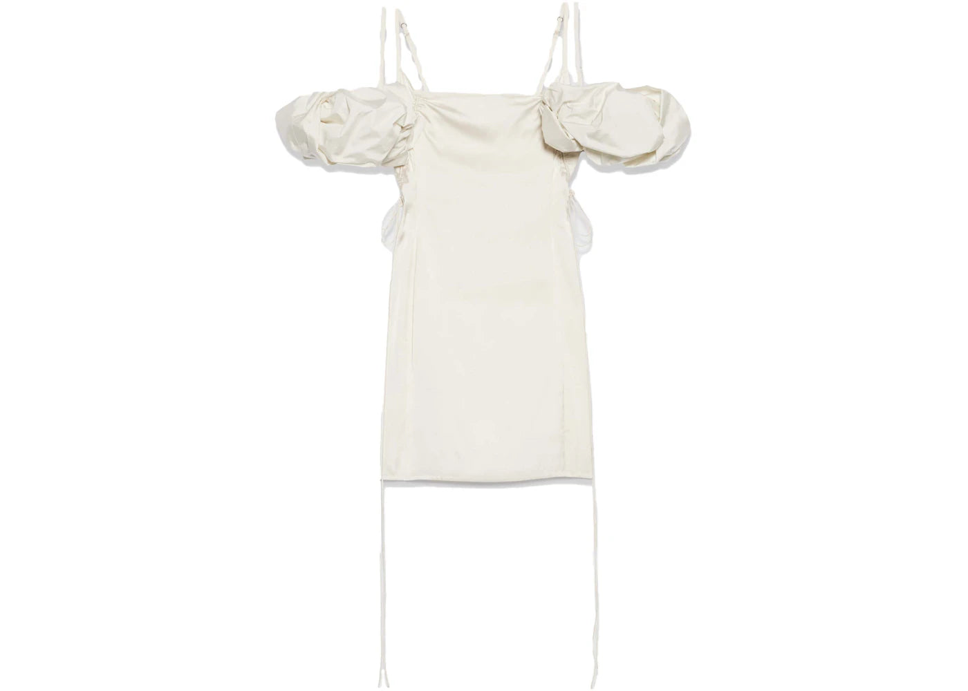 Jacquemus La Mini Robe Chouchou Off White