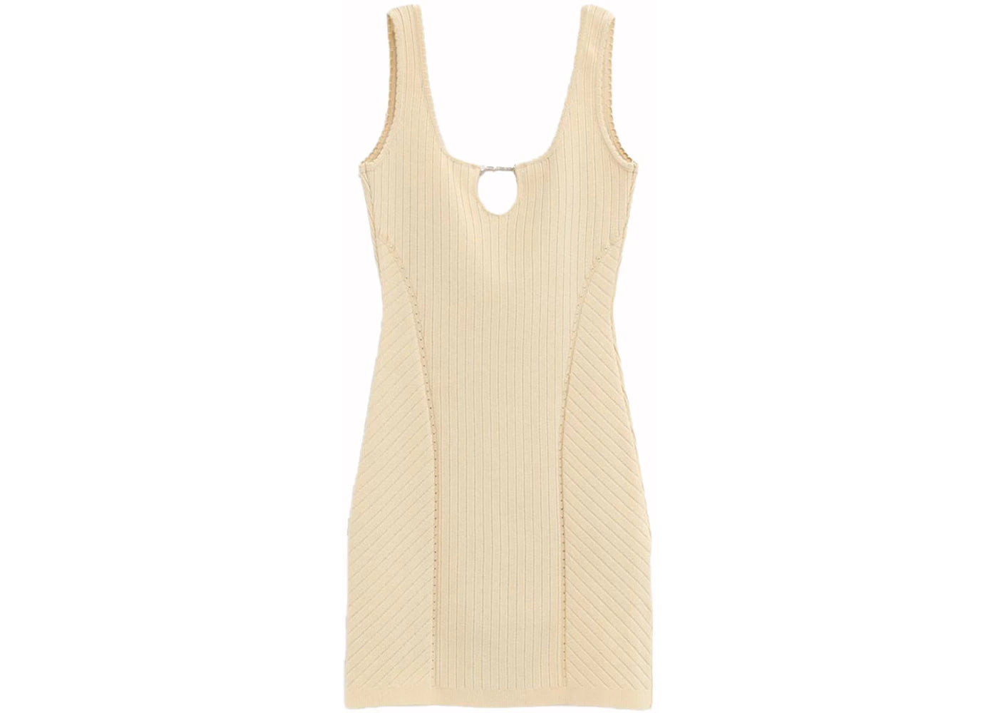 Jacquemus La Mini Robe Sierra Dress 115 Light Ivory