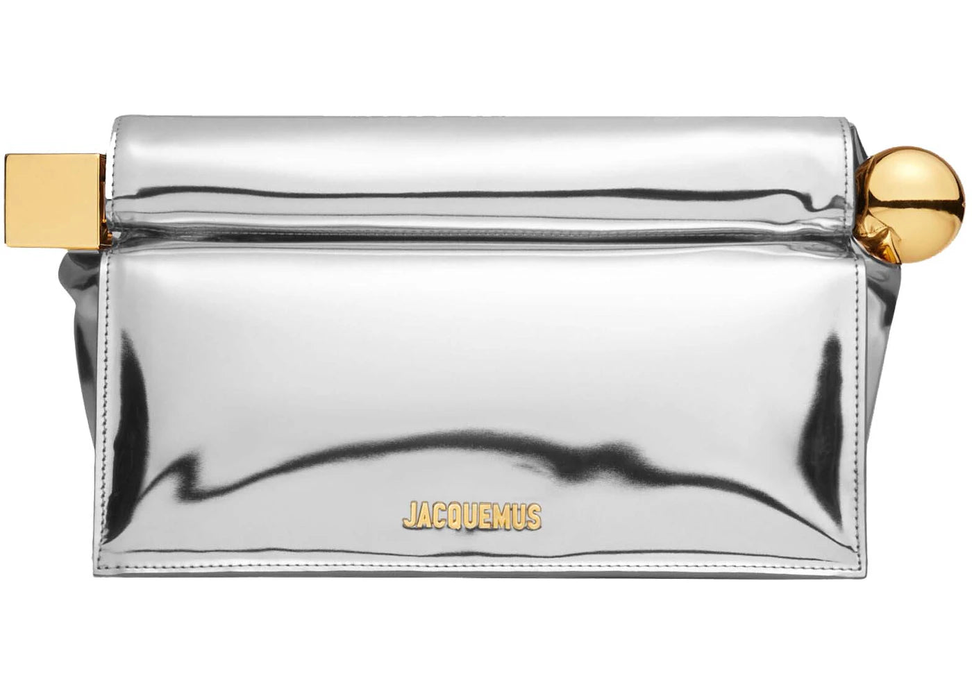 Jacquemus La Pochette Rond Carré Silver