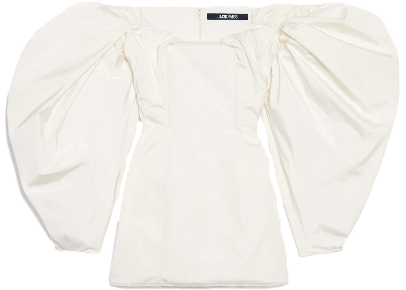 Jacquemus La Robe Taffetas Dress Off-White