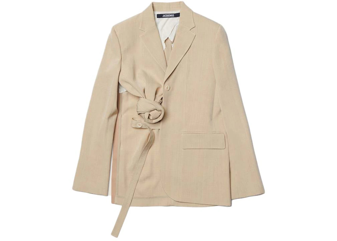 Jacquemus La Veste Baccala Blazer Dark Beige