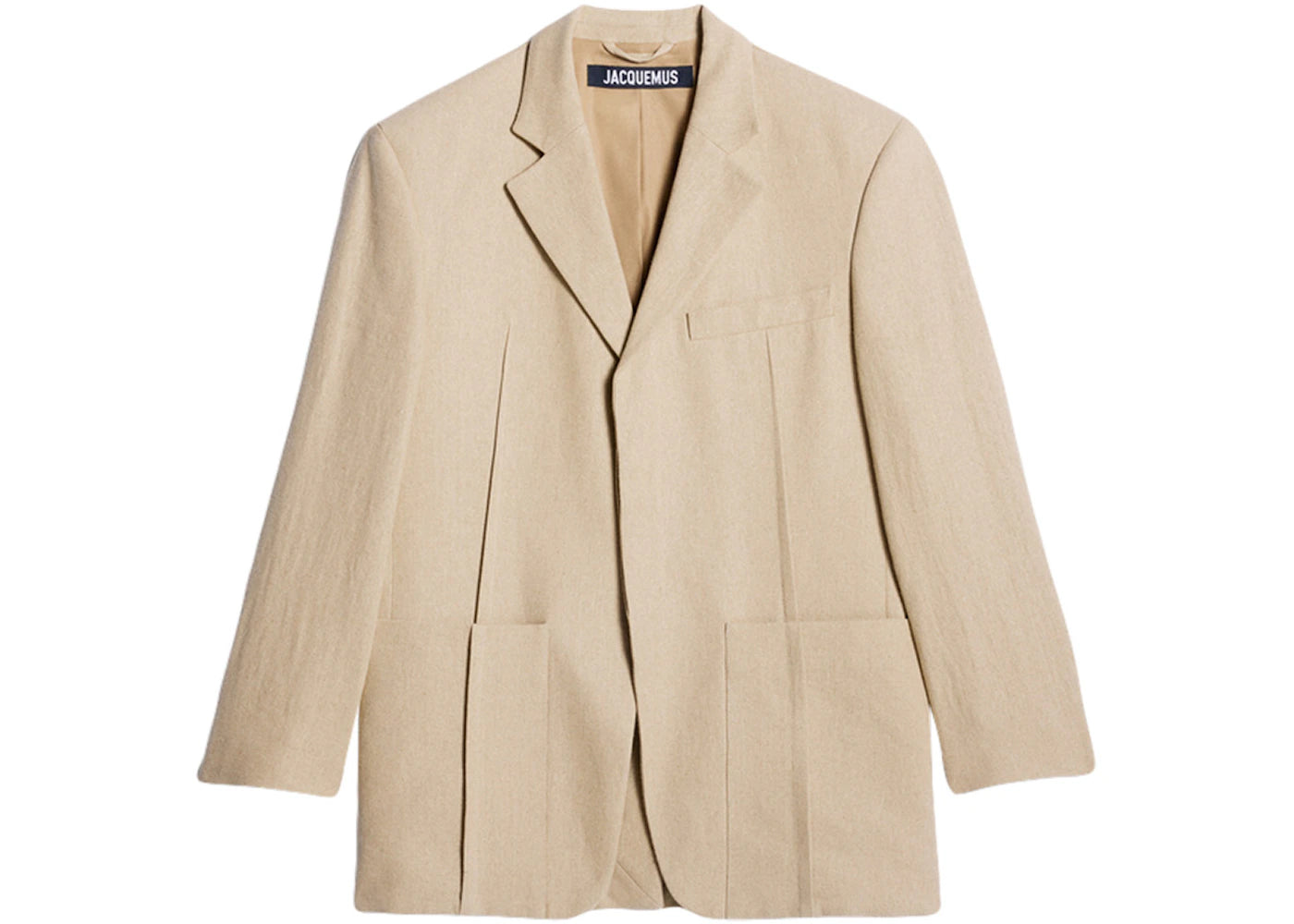 Jacquemus La Veste D'Homme Square Jacket Beige