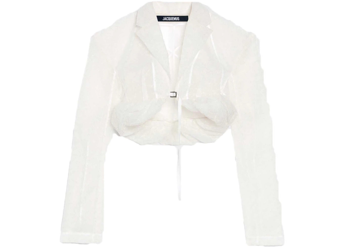 Jacquemus La Veste Dentelle Shirt White