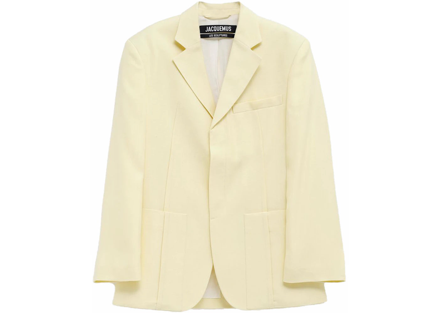 Jacquemus La Veste d'Homme Jacket 205 Pale Yellow