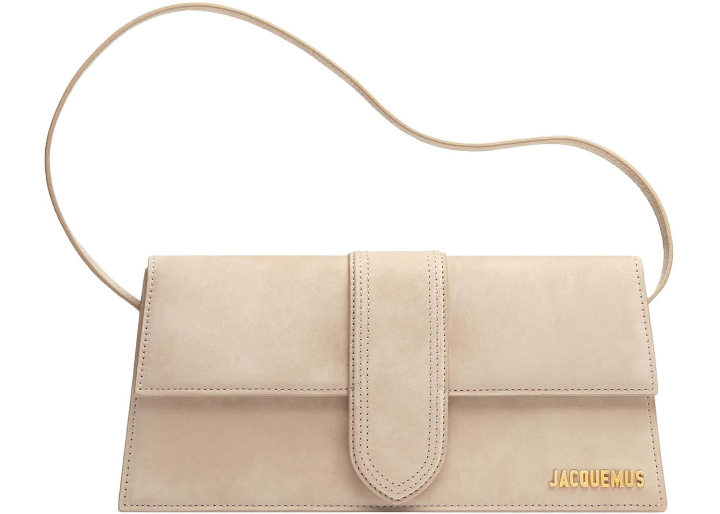 Jacquemus Le Bambino Long Flap Bag Dark Beige