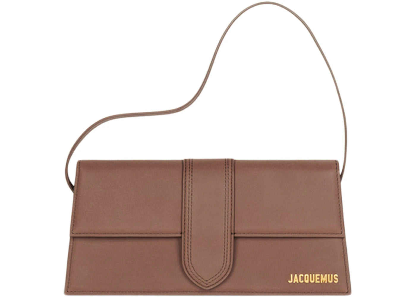 Jacquemus Le Bambino Long Flap Shoulder Bag Brown