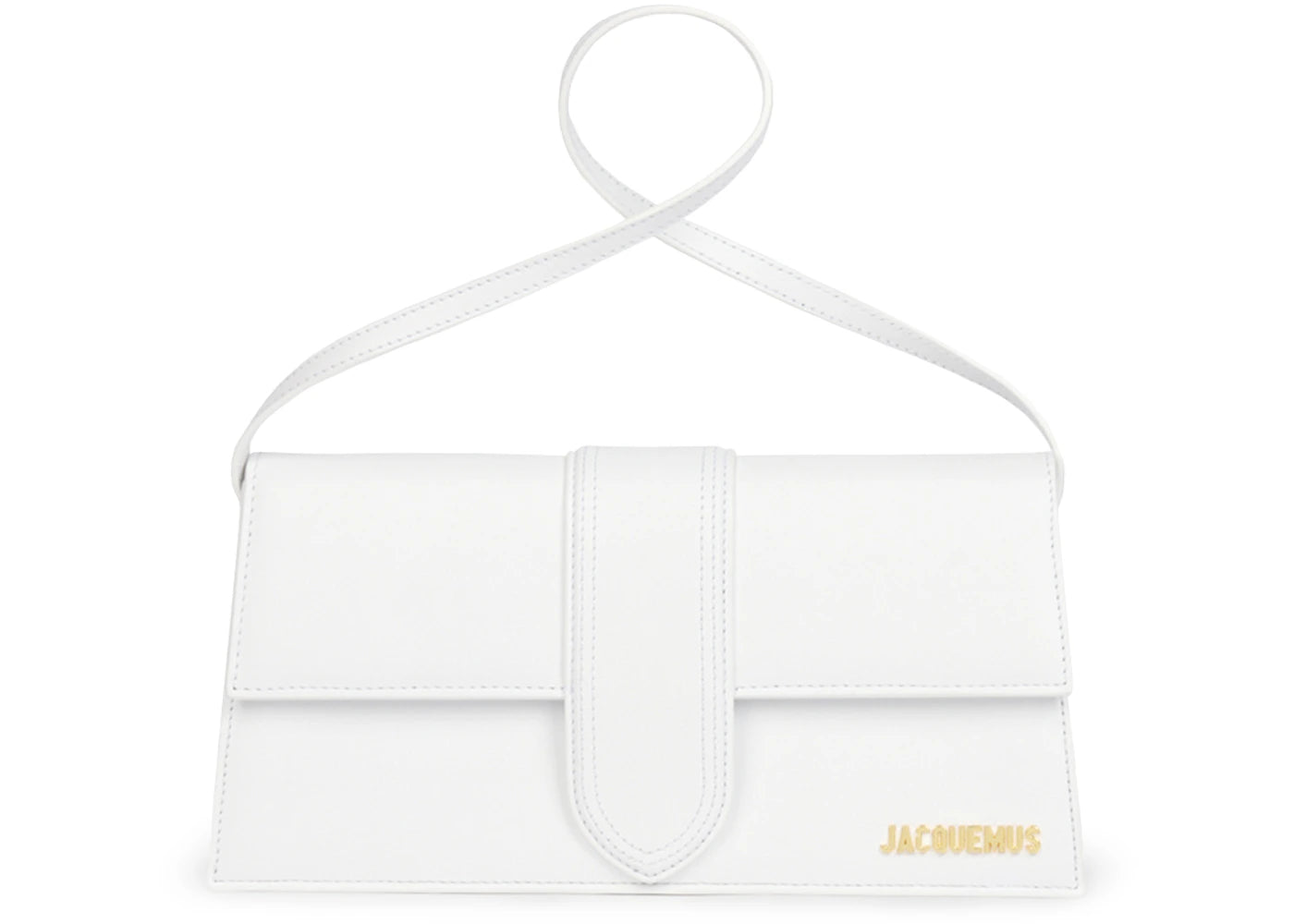 Jacquemus Le Bambino Long Shoulder Bag White