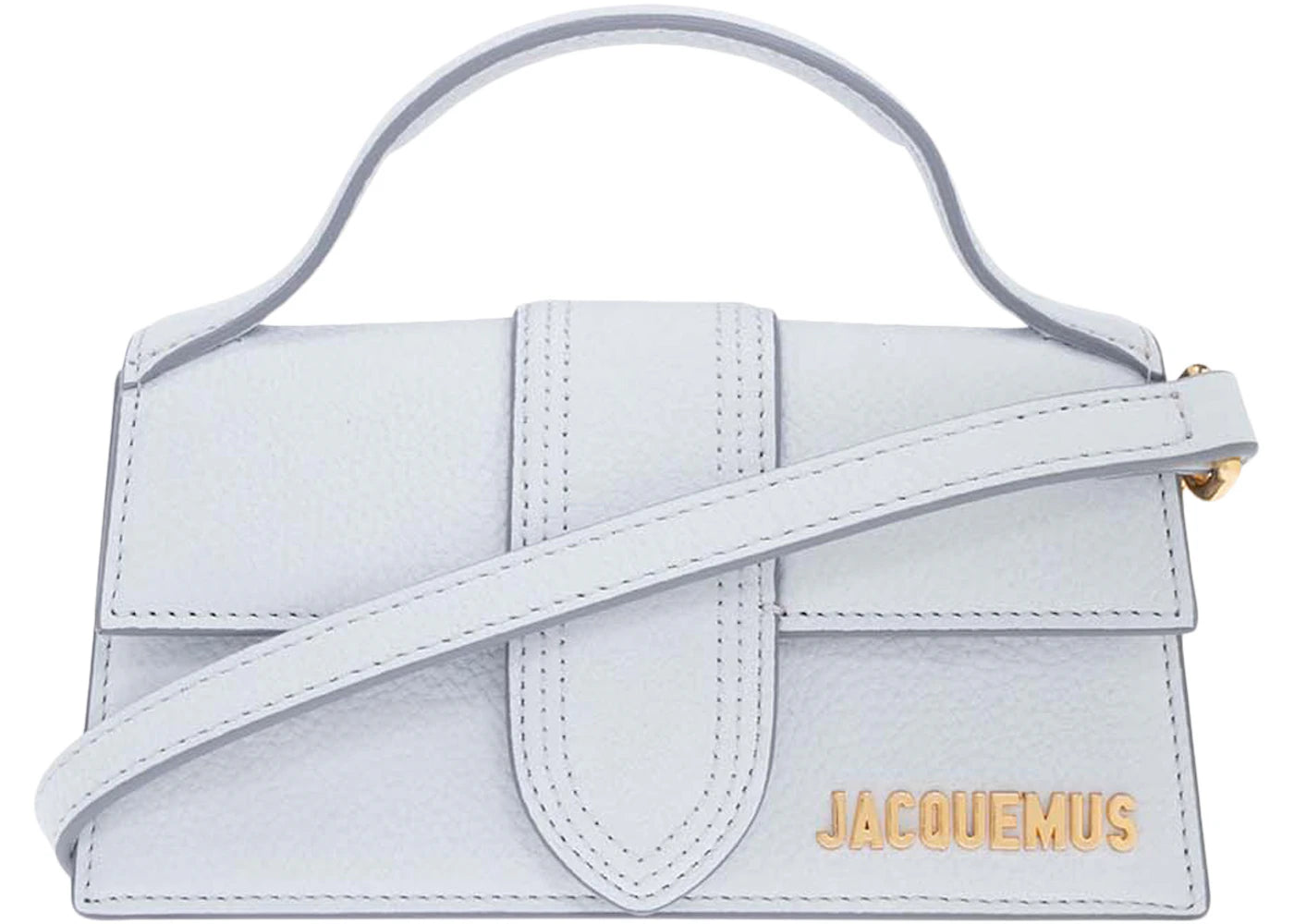 Jacquemus Le Bambino Mini Flap Bag Light Grey