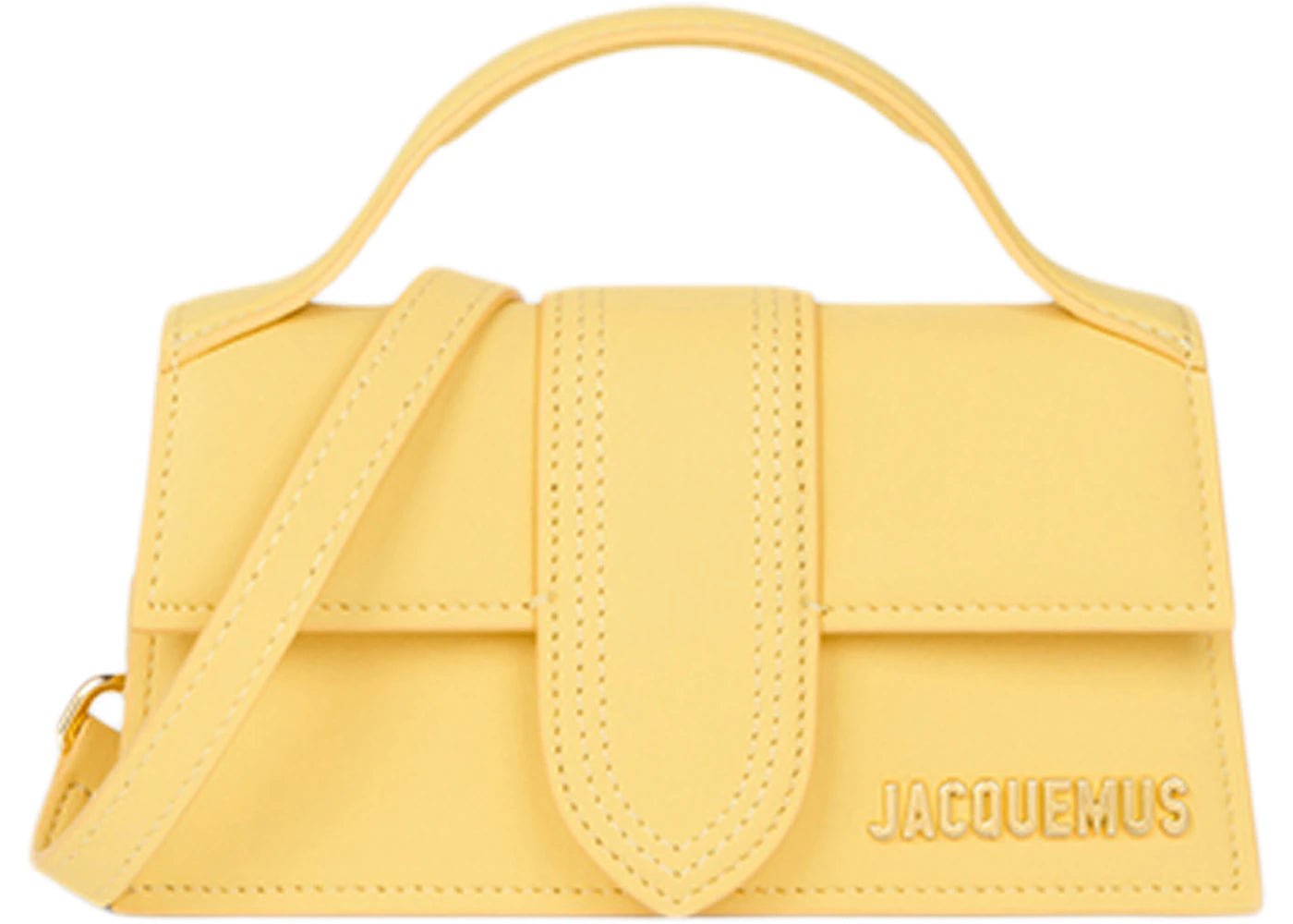 Jacquemus Le Bambino Mini Flap Bag Yellow