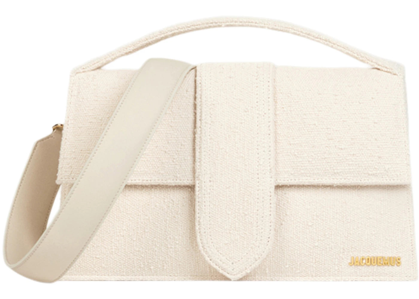 Jacquemus Le Bambinou Flap Bag Off White