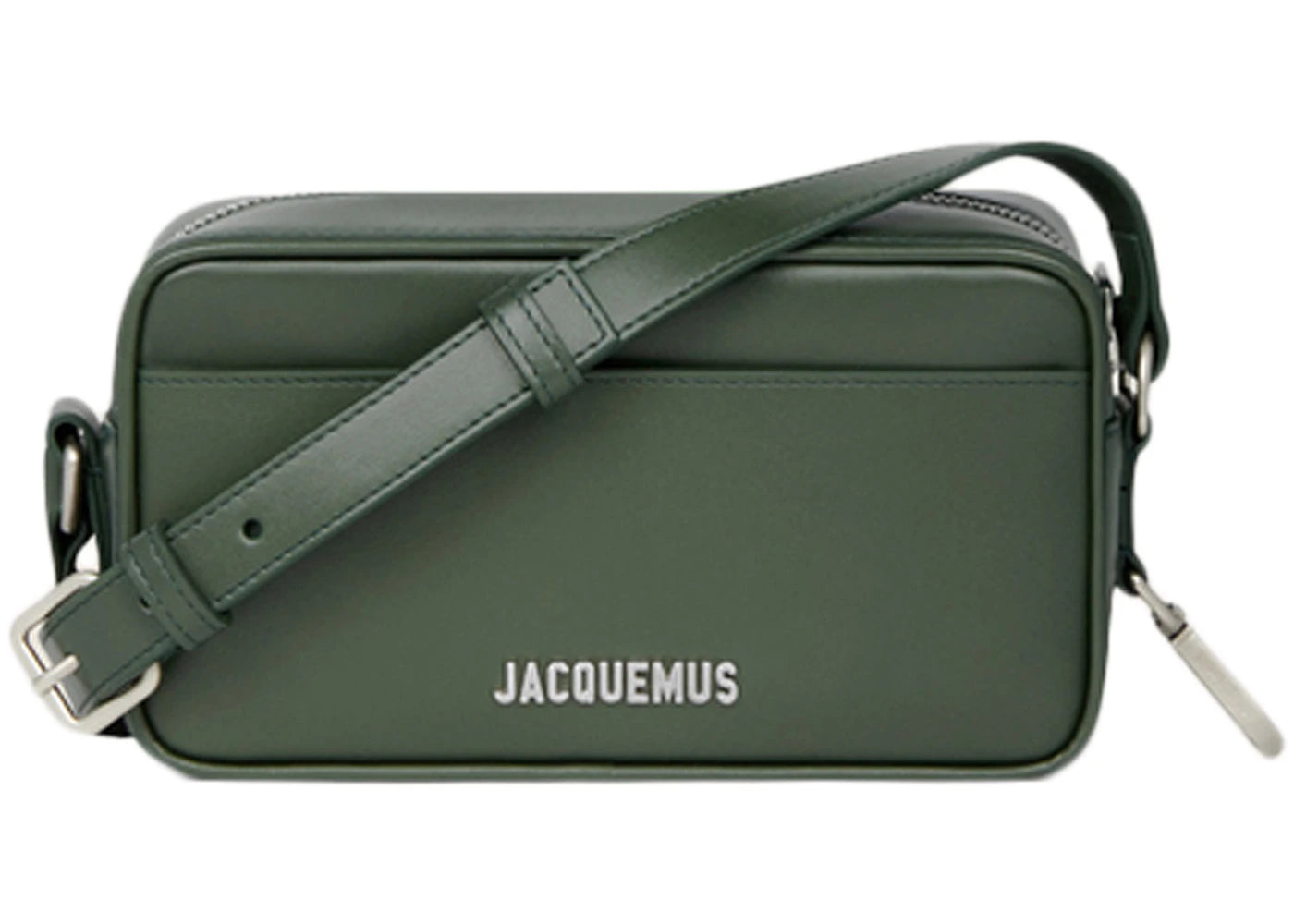 Jacquemus Le Baneto Strap Pochette Bag Dark Green