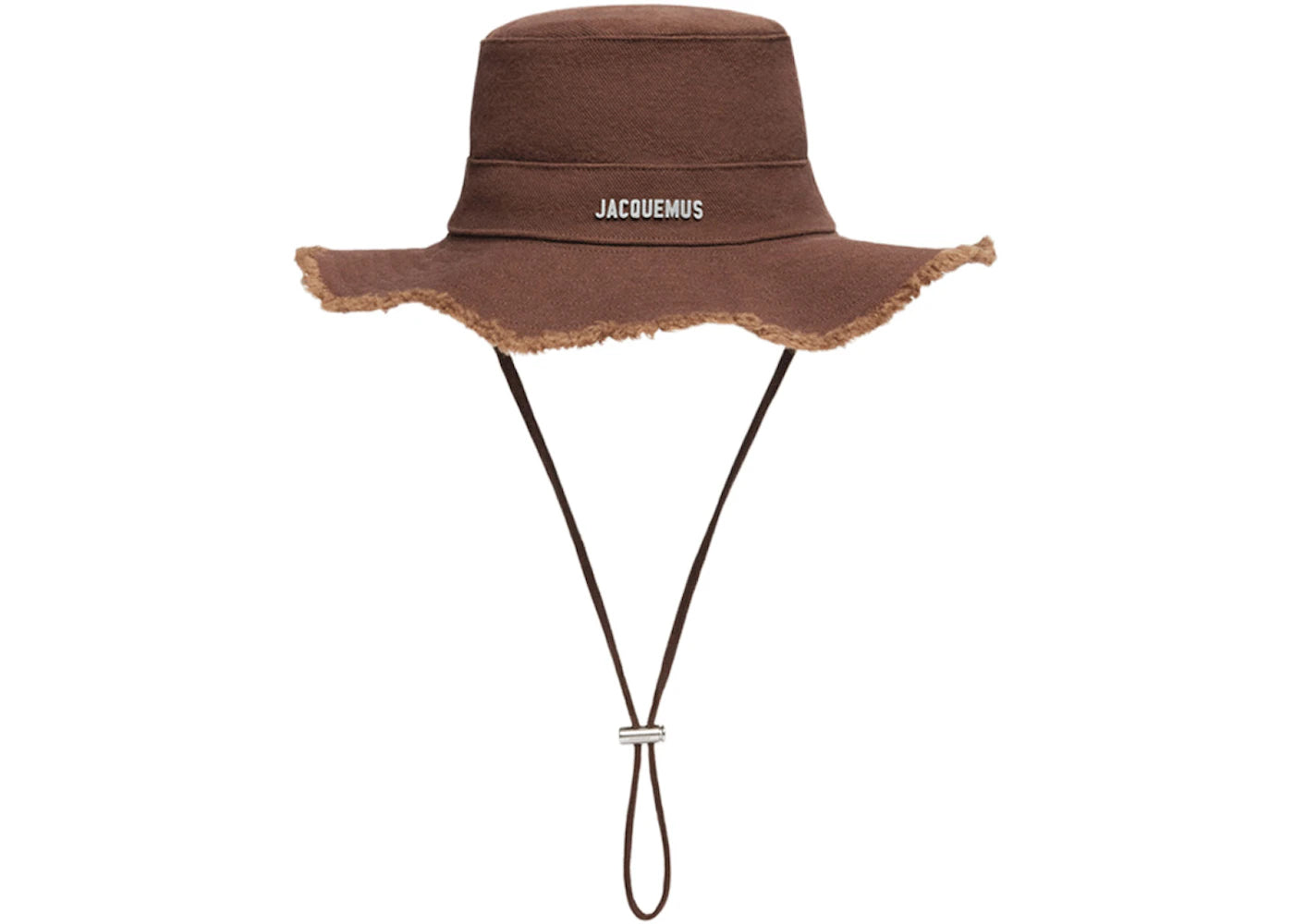 Jacquemus Le Bob Artichaut Frayed Expedition Hat Brown