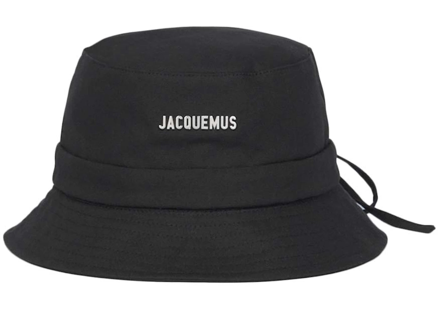 Jacquemus Le Bob Gadjo Bow Bucket Hat Black