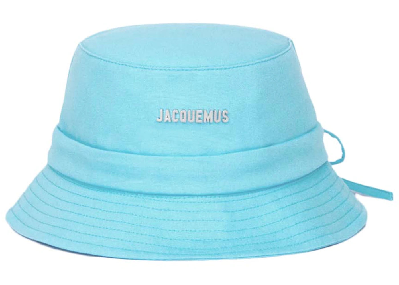 Jacquemus Le Bob Gadjo Bow Bucket Hat Turquoise