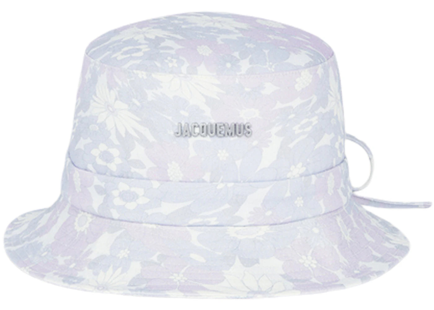 Jacquemus Le Bob Gadjo Bow Knotted Bucket Hat Print Faded Flowers