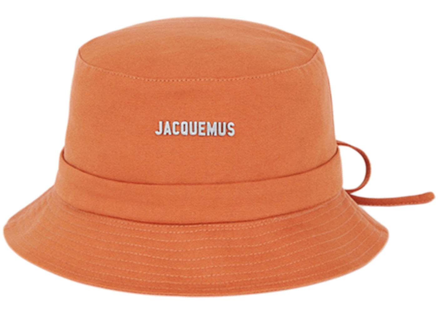 Jacquemus Le Bob Gadjo Bow Knotted Bucket Hat Terracotta