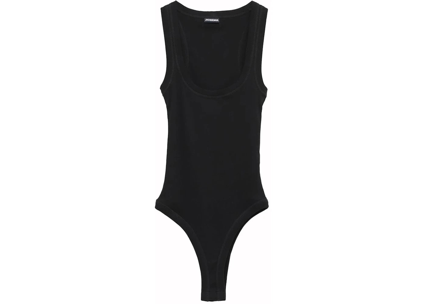 Jacquemus Le Body Gros Grain 3fe Print Blue Stripe