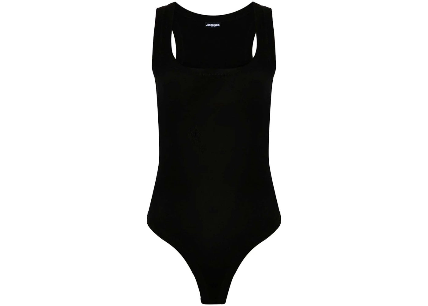 Jacquemus Le Body Gros Grain Bodysuit Black