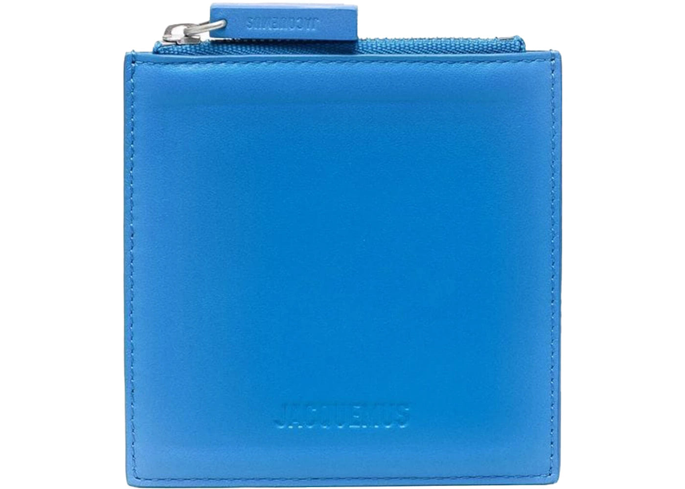 Jacquemus Le Carre Zip Up Purse Blue