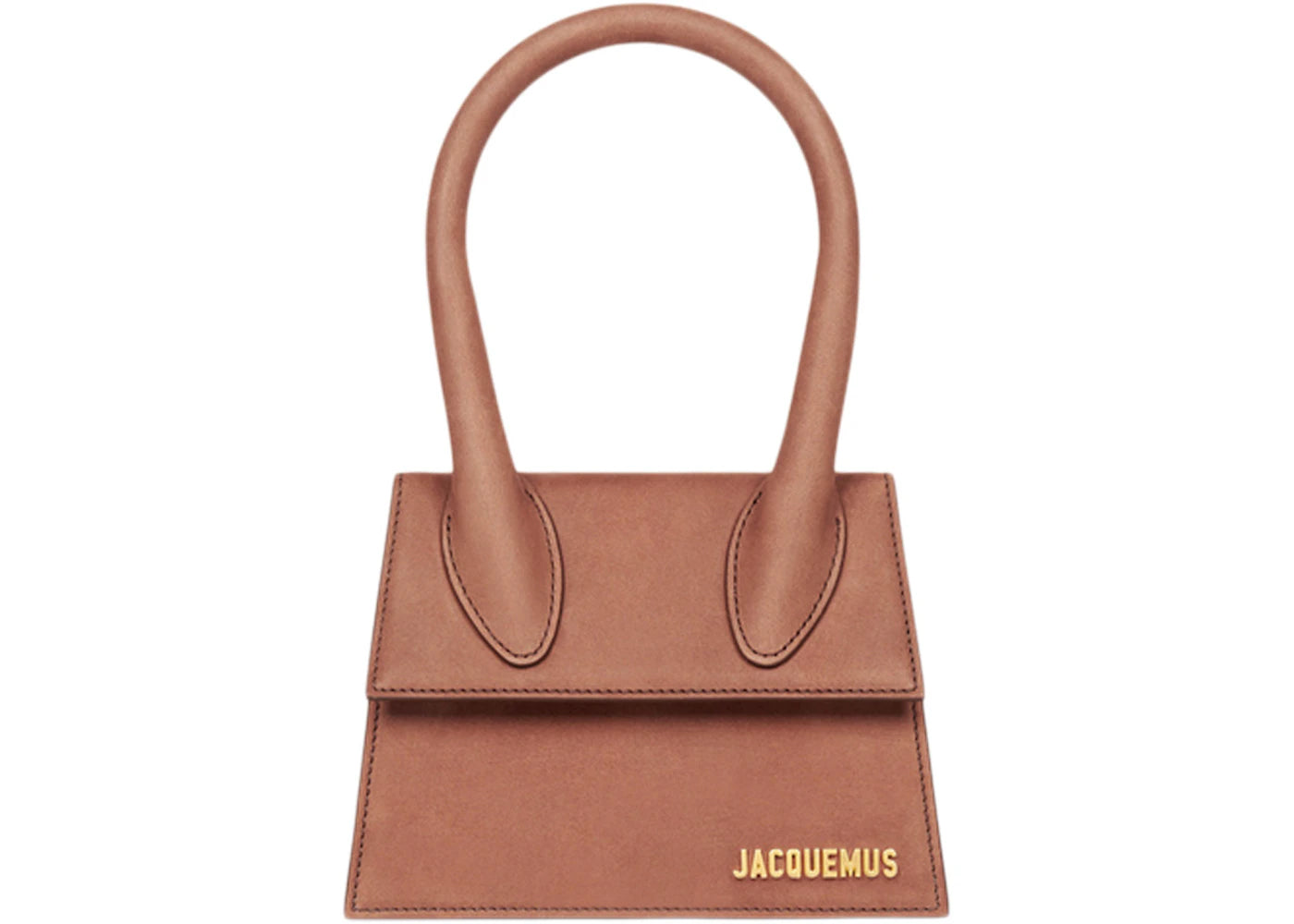 Jacquemus Le Chiquito Moyen Signature Handbag Brown