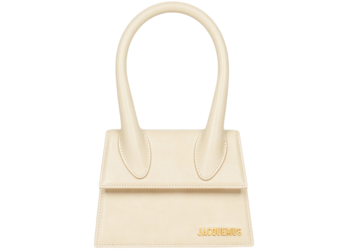 Jacquemus Le Chiquito Moyen Signature Handbag Ivory