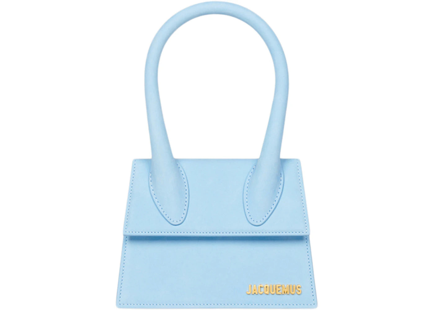 Jacquemus Le Chiquito Moyen Signature Handbag Light Blue