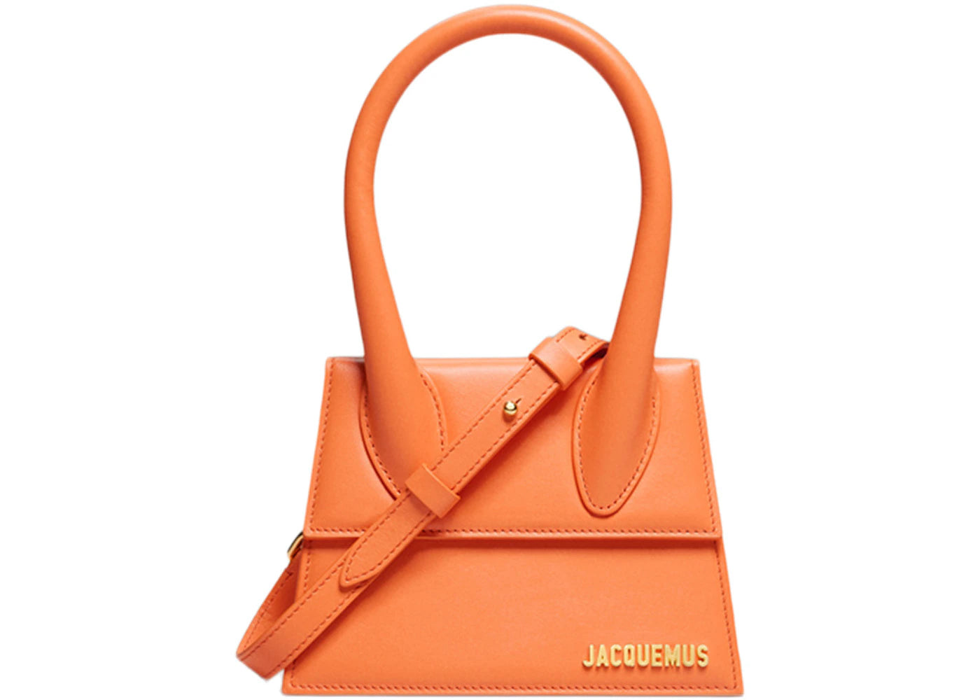 Jacquemus Le Chiquito Moyen Signature Handbag Orange