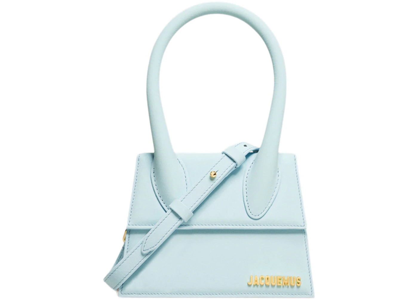 Jacquemus Le Chiquito Moyen Signature Handbag Pale Blue