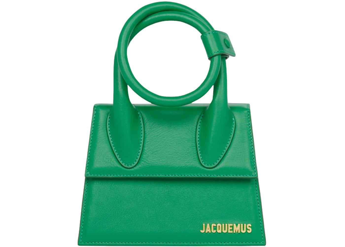 Jacquemus Le Chiquito Noeud Coiled Handbag Green