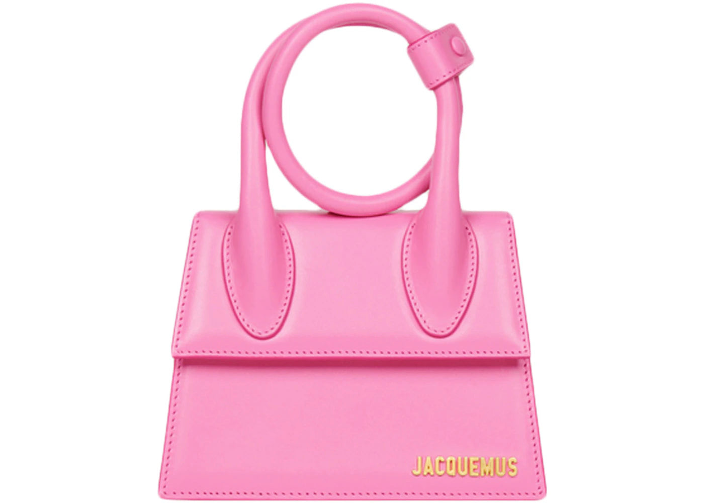 Jacquemus Le Chiquito Noeud Coiled Handbag Pink