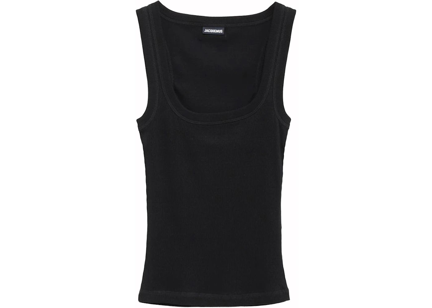 Jacquemus Le Debardeur Gros Grain Tank Top 990 Black