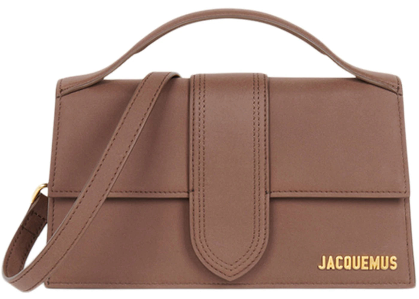 Jacquemus Le Grand Bambino Crossbody Flap Bag Brown