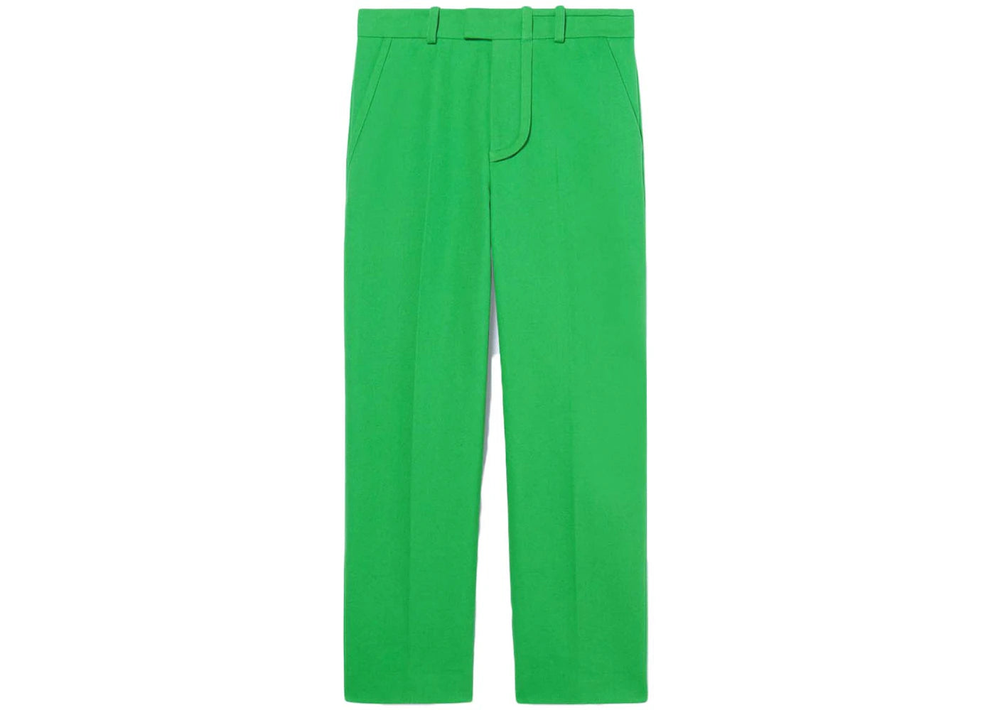 Jacquemus Le Pantalon Bacio Straight Suit Pants Green
