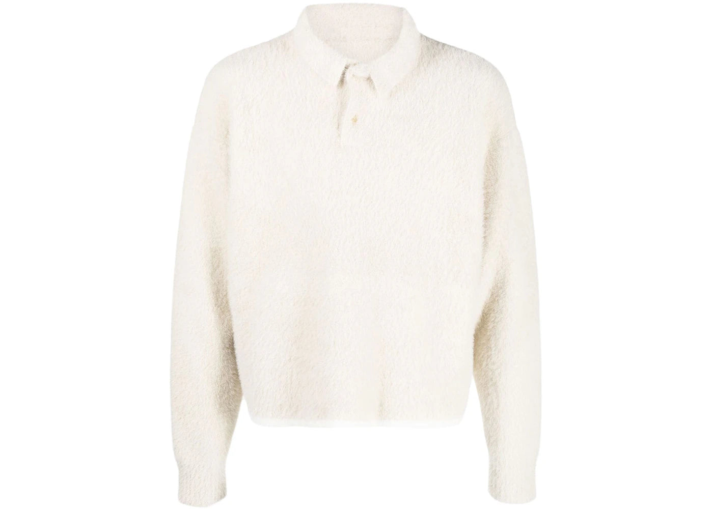 Jacquemus Le Polo Neve Longsleeve Polo Off White