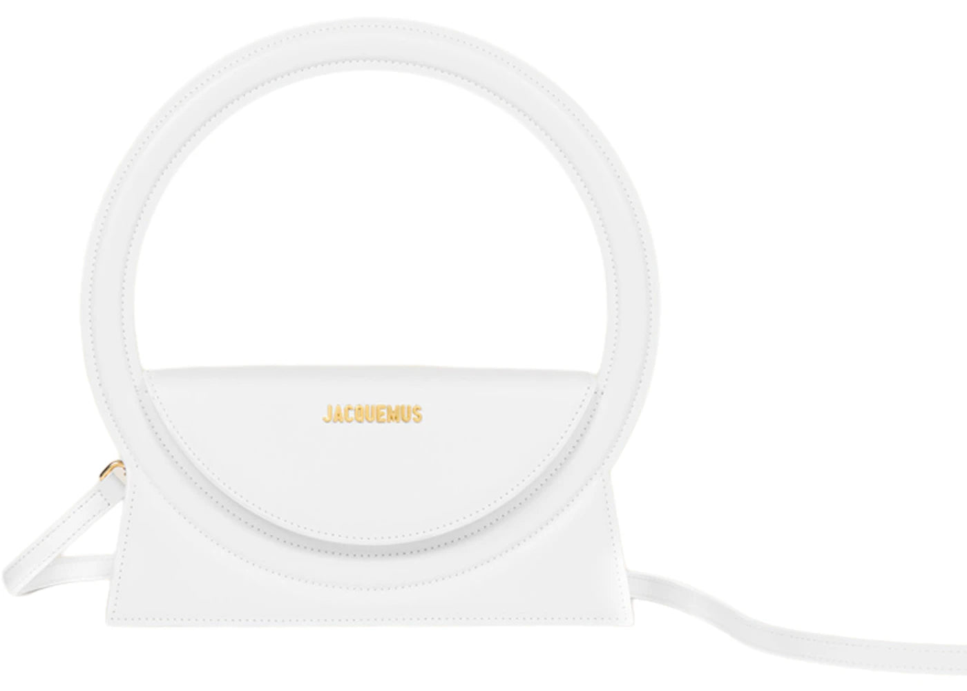 Jacquemus Le Sac Rond Circle Purse White