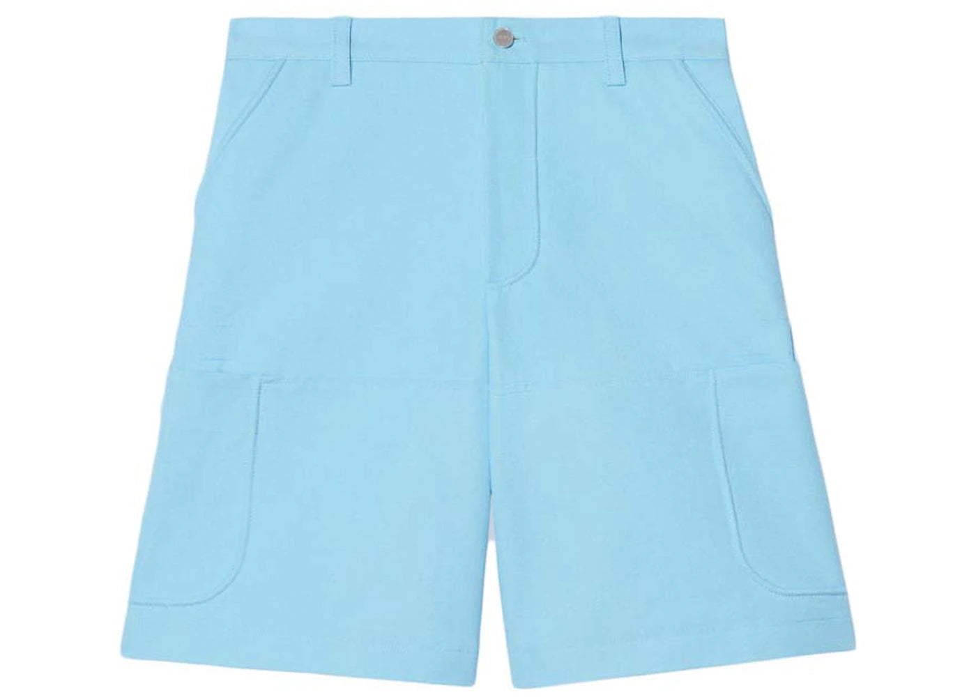 Jacquemus Le Short Giardino Workwear Bermuda Shorts Light Blue