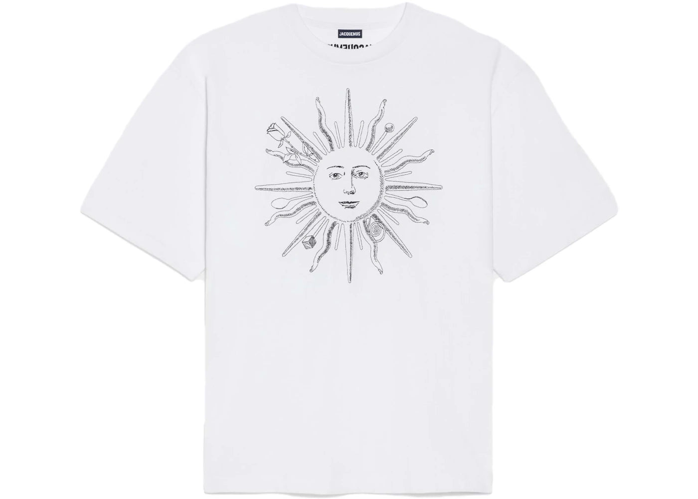 Jacquemus Le Soleil T-shirt Royal Sun White